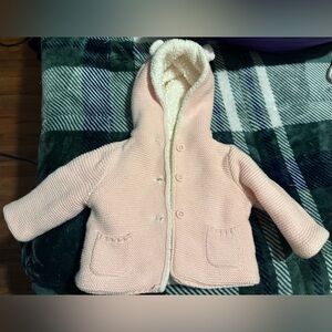 Adorable Pink Baby Hooded Jacket